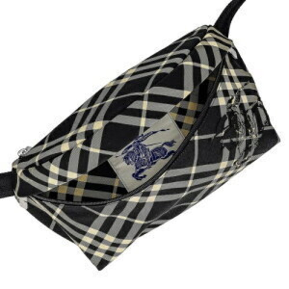 Burberry Body Belt Crossbody Bag Belt Waist Check Black CALICO - Picture 2 of 3